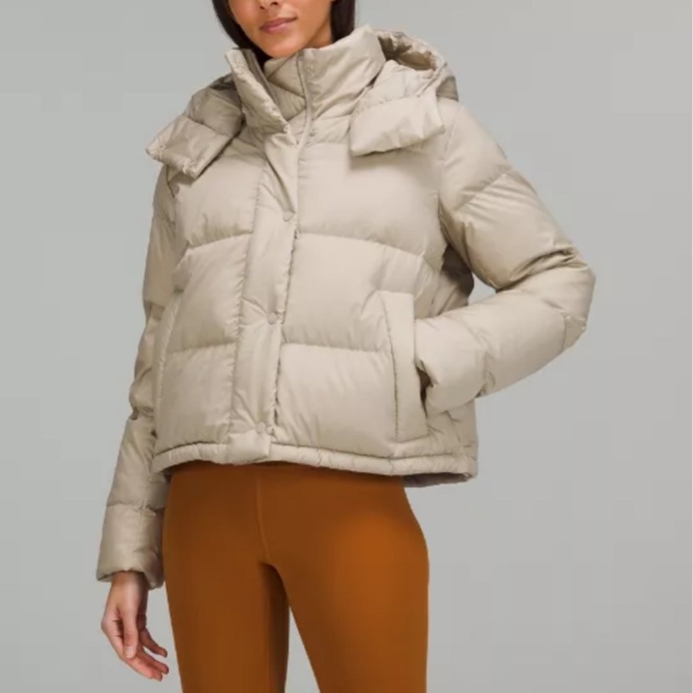 NWT Lululemon Athletica Wunder Puff Cropped Jacket